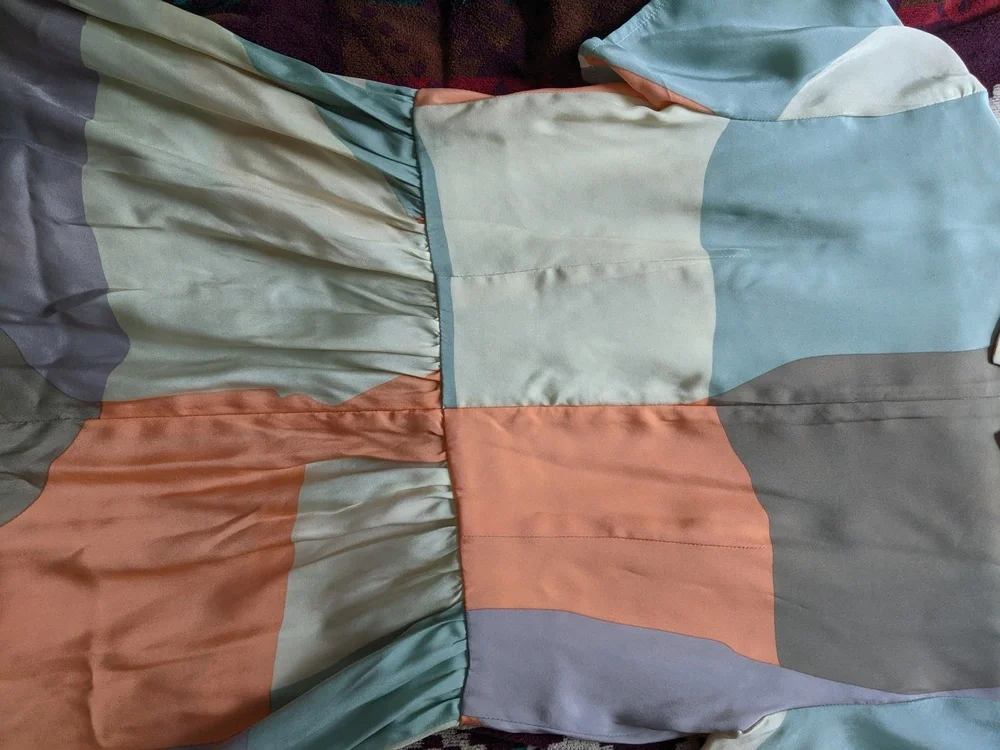 Dusen Dusen Jane Collar Maps dress Size 2 - Picture 7 of 12